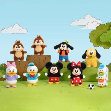 Mickey Family Cute Together Keychain Series Figures | DMNpops